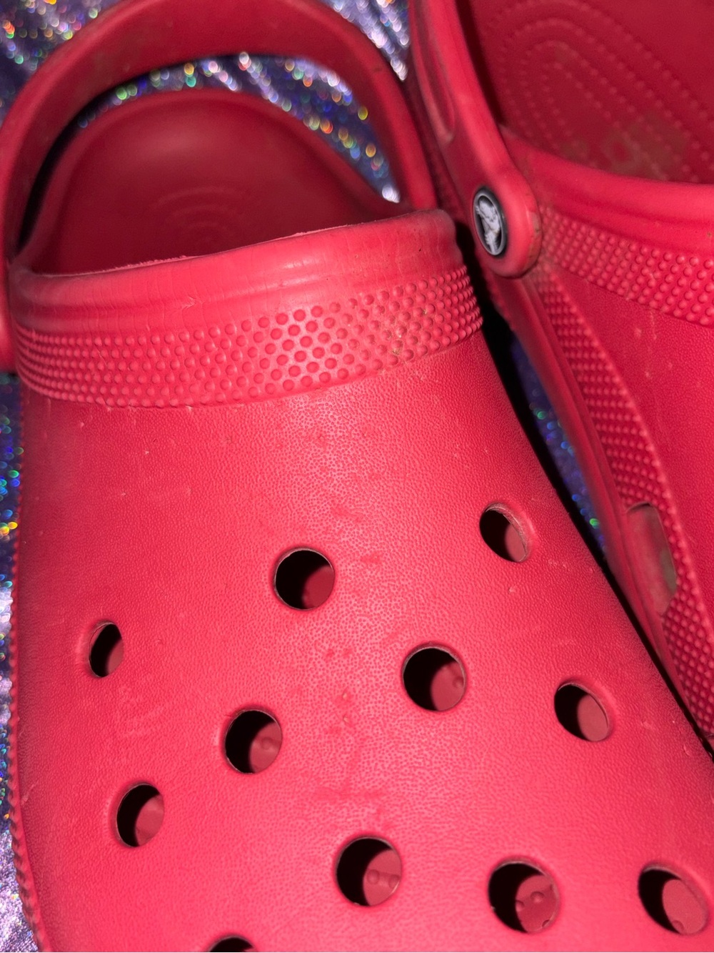 Mens Red Crocs - Picture 6 of 11